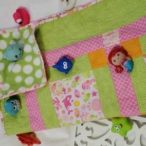 Baby Quilt 🐠🐬 Underwater Theme Reversible Blanket
